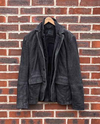 Giacca blazer pelle allsaints - giacca,