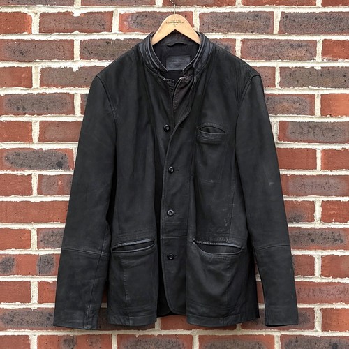 Giacca pelle uomo allsaints - giacca,