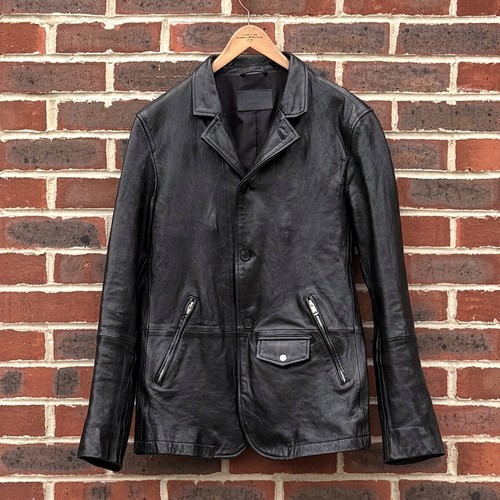 Giacca pelle uomo allsaints - giacca,